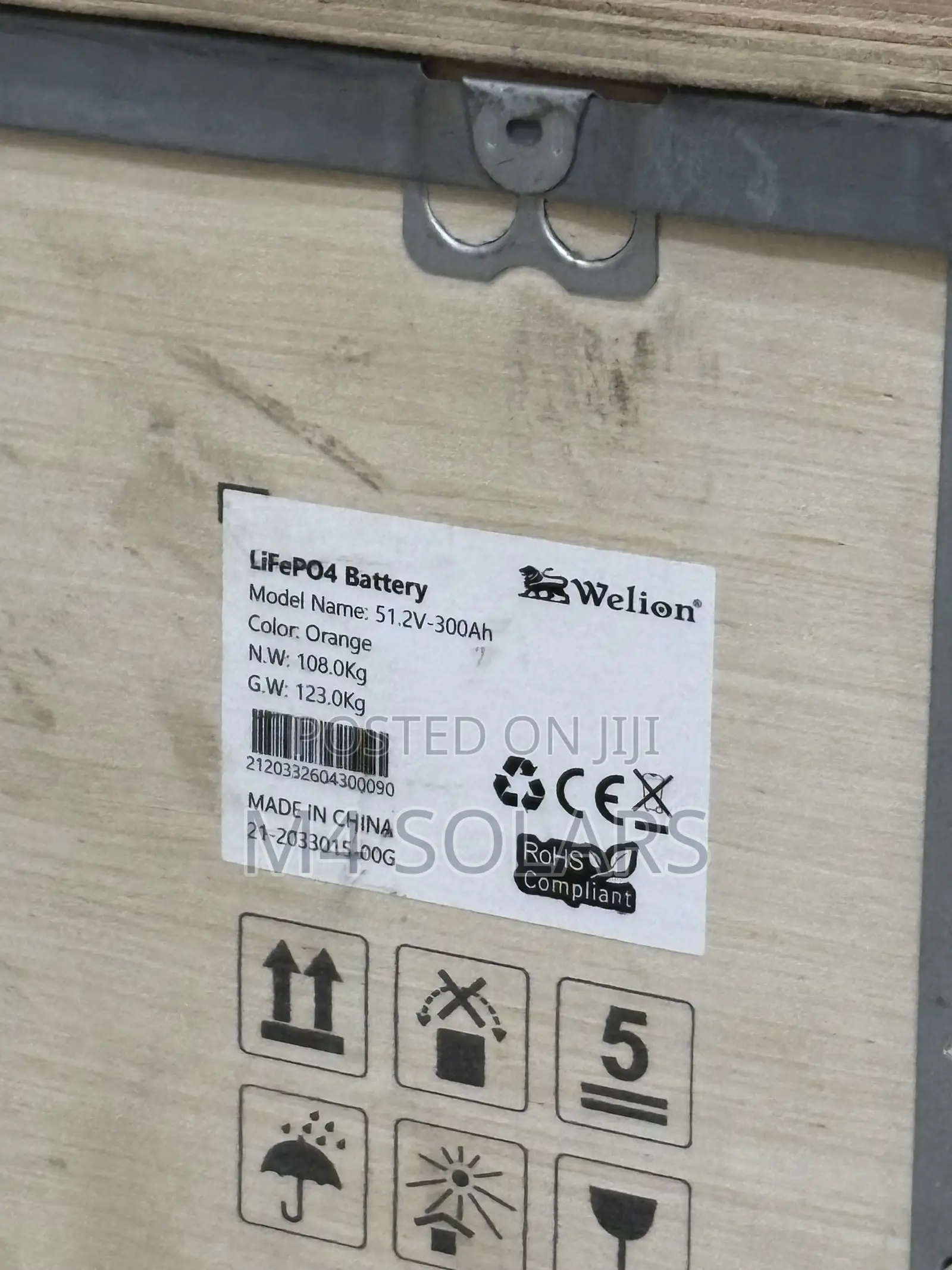 WELION 15kwh Lithium Ion Solar Battery