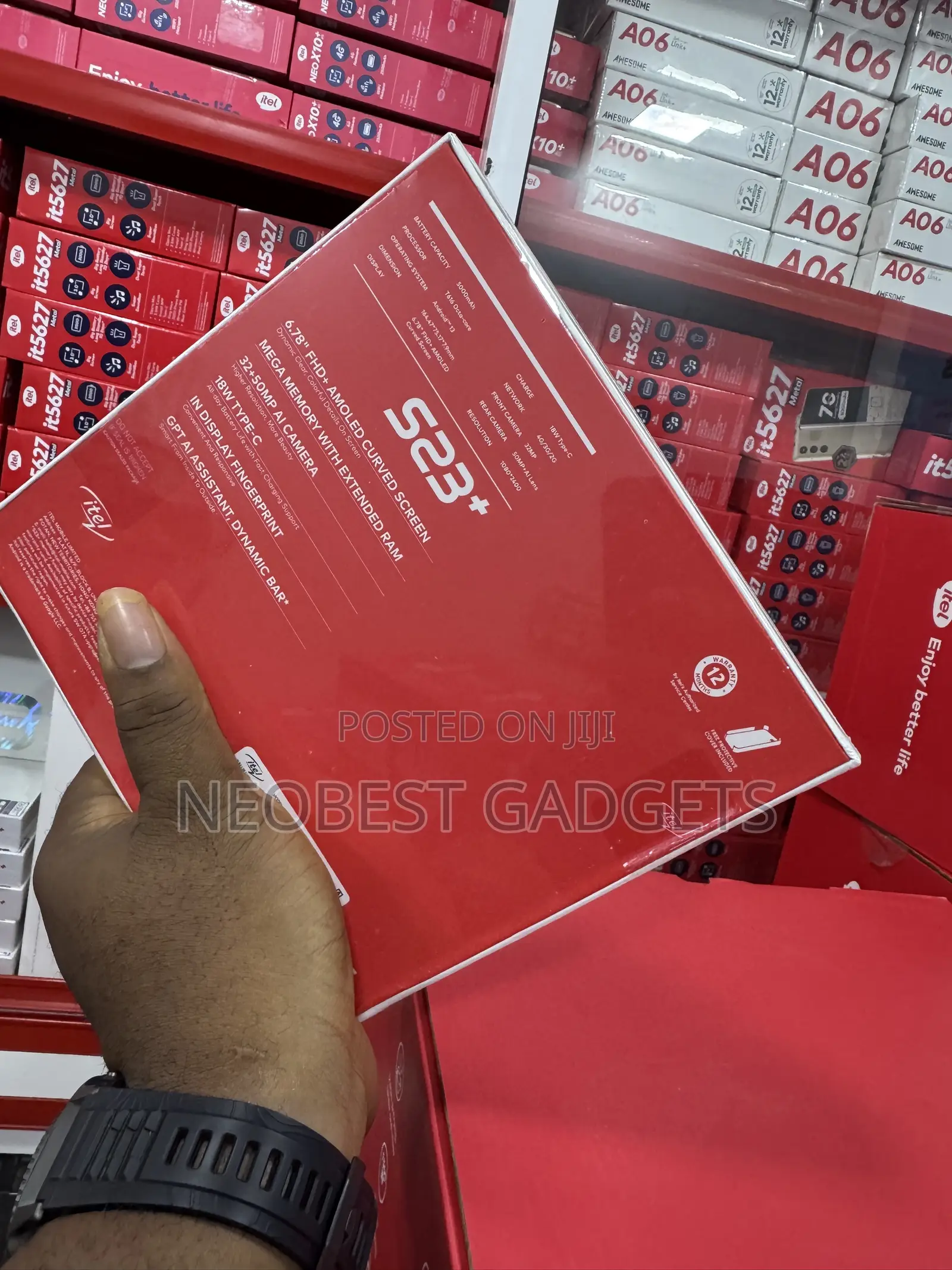 New Itel S23 Plus 256 GB