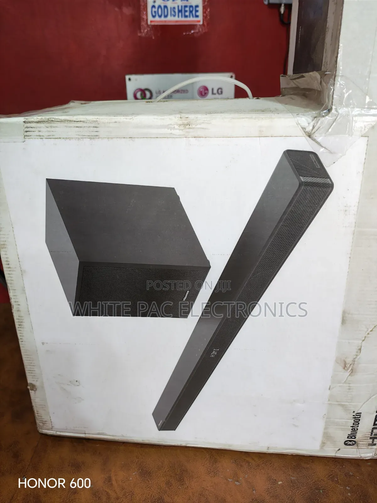 New Hisense Soundbar 300 Watts Wireless Subwoofer With >Bluetooth >USB