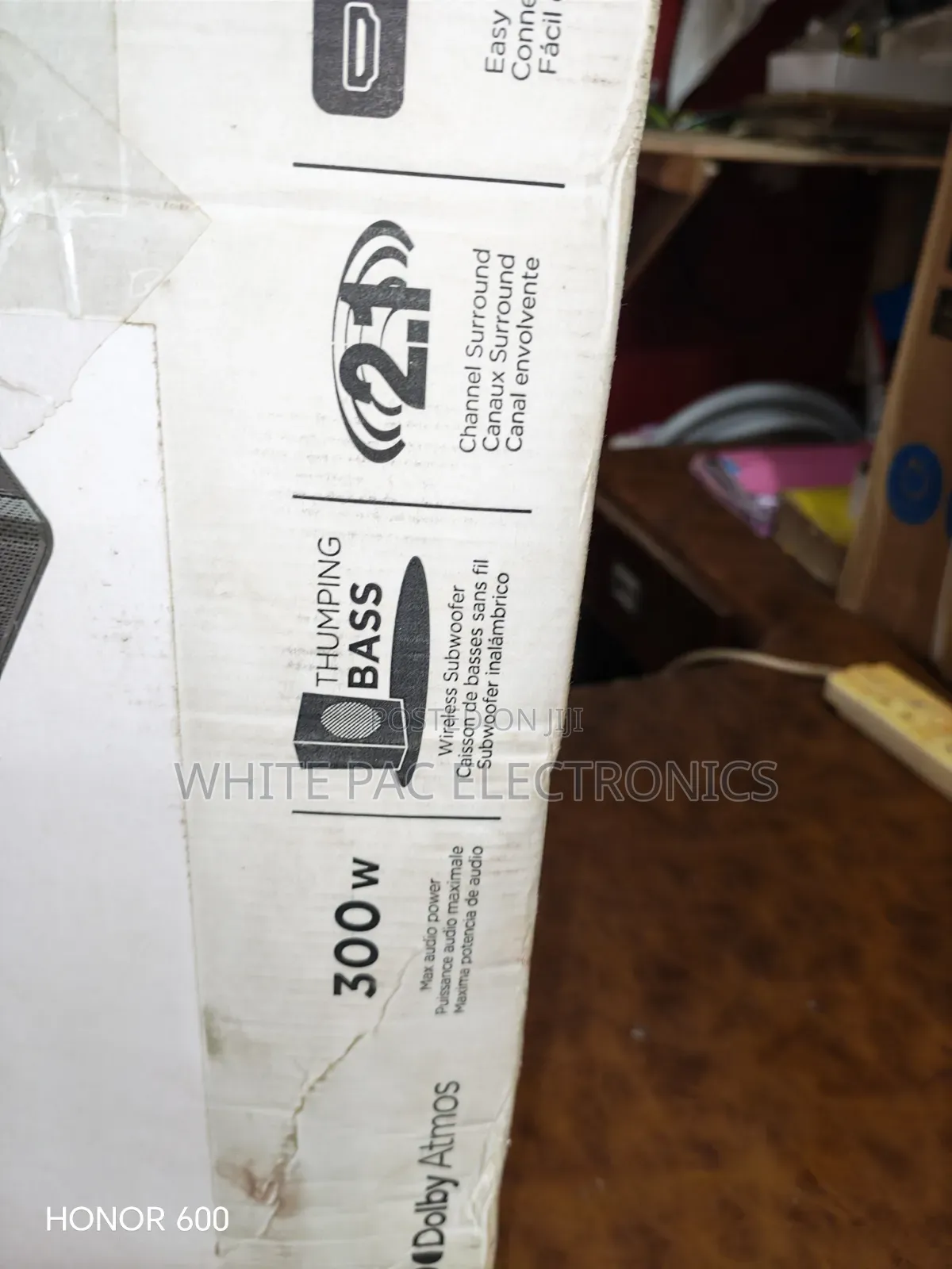 New Hisense Soundbar 300 Watts Wireless Subwoofer With >Bluetooth >USB