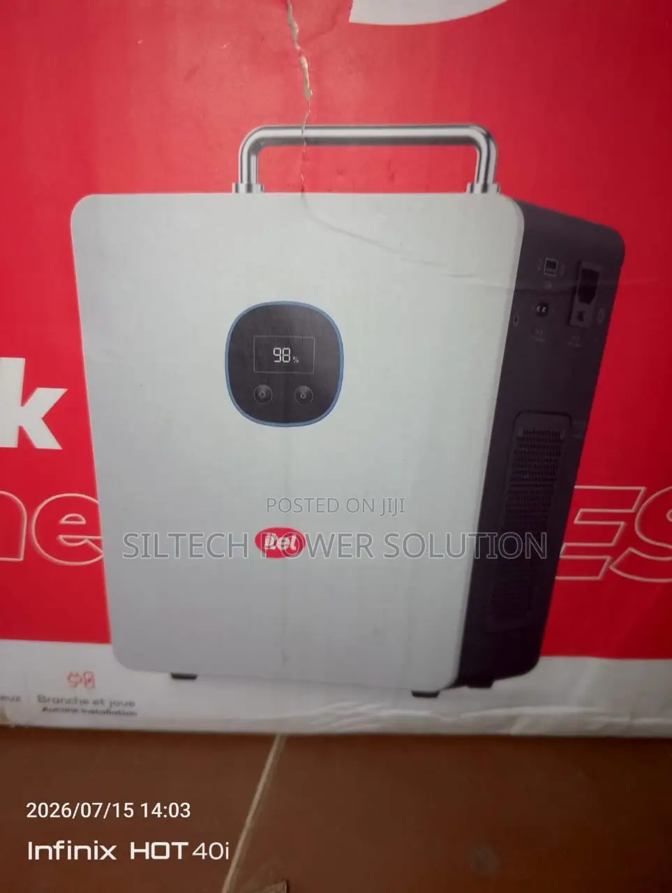 Itel Power Tank 1kwh 500w Solar Generator