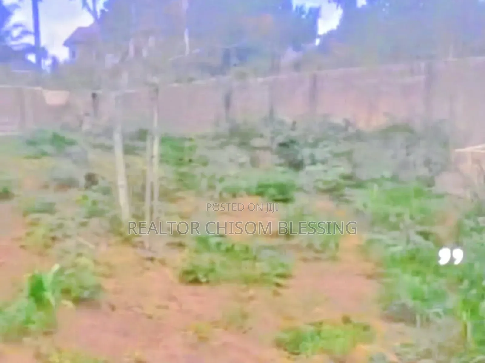 Fenced Gated 11⁄2 Plot for Sale at Agbama Near New Heaven Junction
