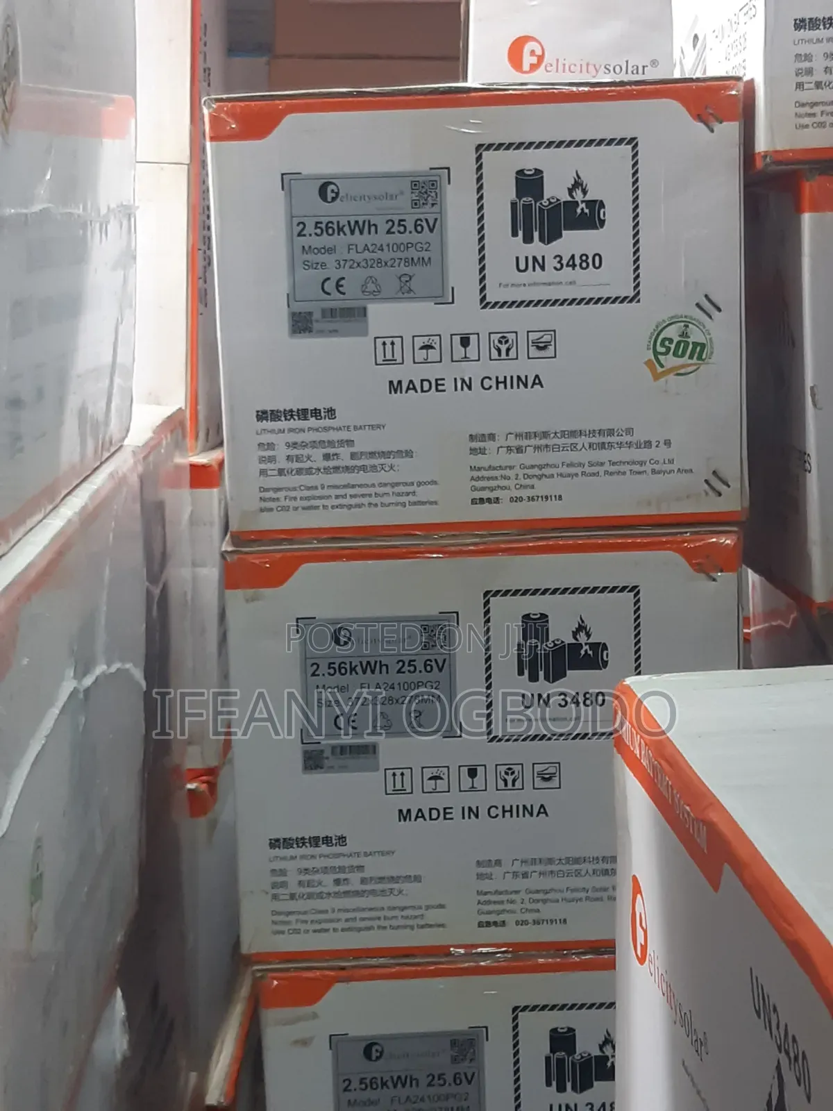 2.5kwh 25.6v Solar Battery