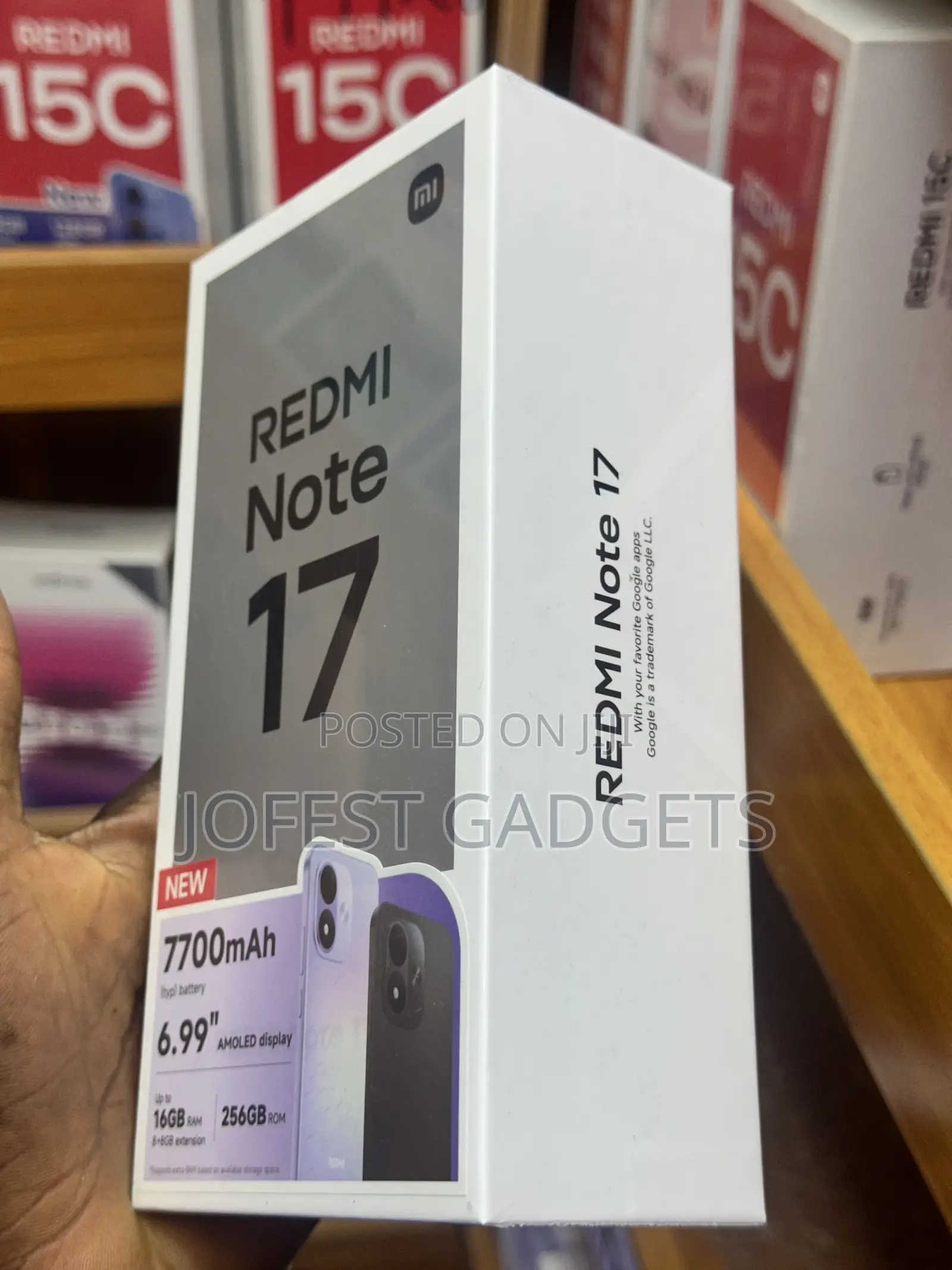 New Xiaomi Redmi Note 17 256 GB Black