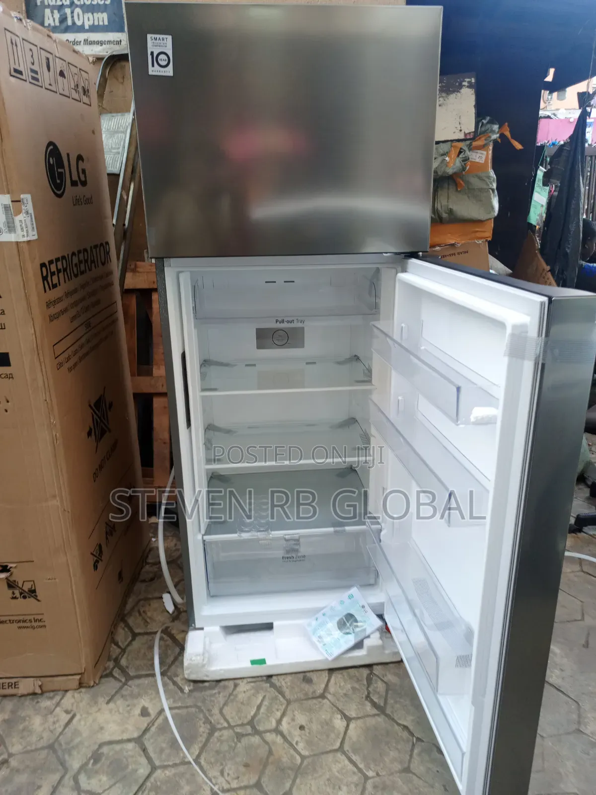 LG 395l Top Freezer Refrigerator | Gn-B392plgb