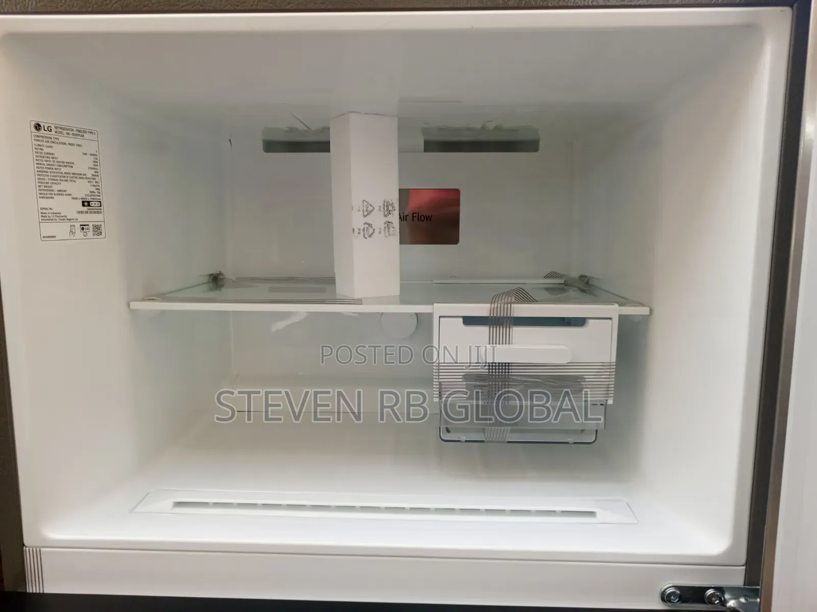 LG 395l Top Freezer Refrigerator | Gn-B392plgb