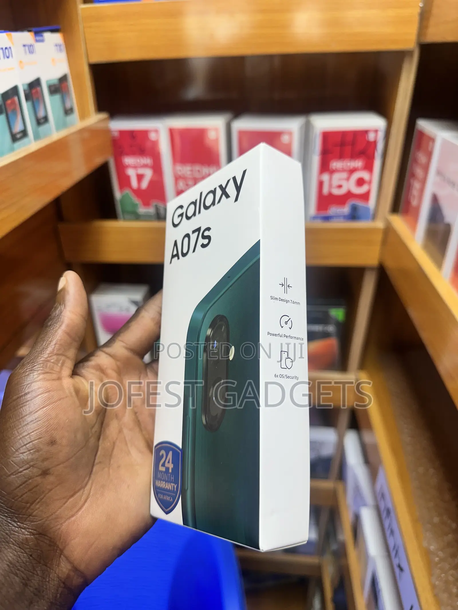 New Samsung Galaxy A07s 64 GB Black