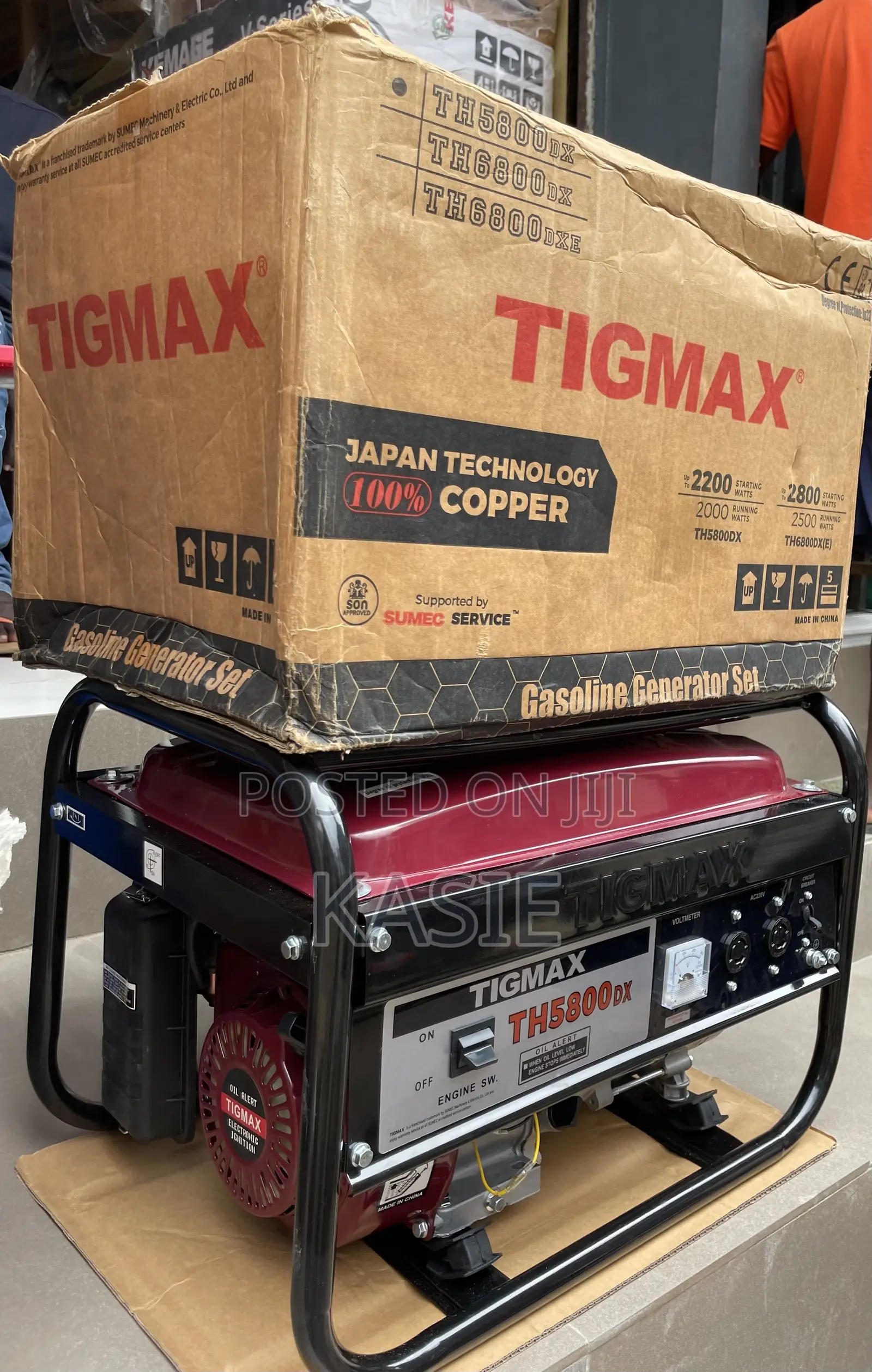 Th5800dx 2.8kva Original Tigmax Petrol Generator