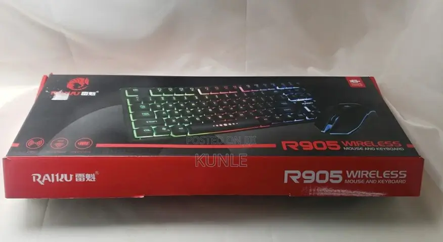 RAIKU R905 Wireless Gaming Keyboard and Mouse Combo