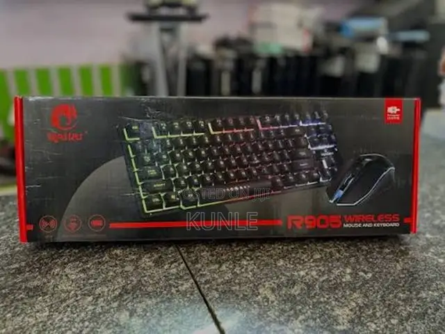 RAIKU R905 Wireless Gaming Keyboard and Mouse Combo