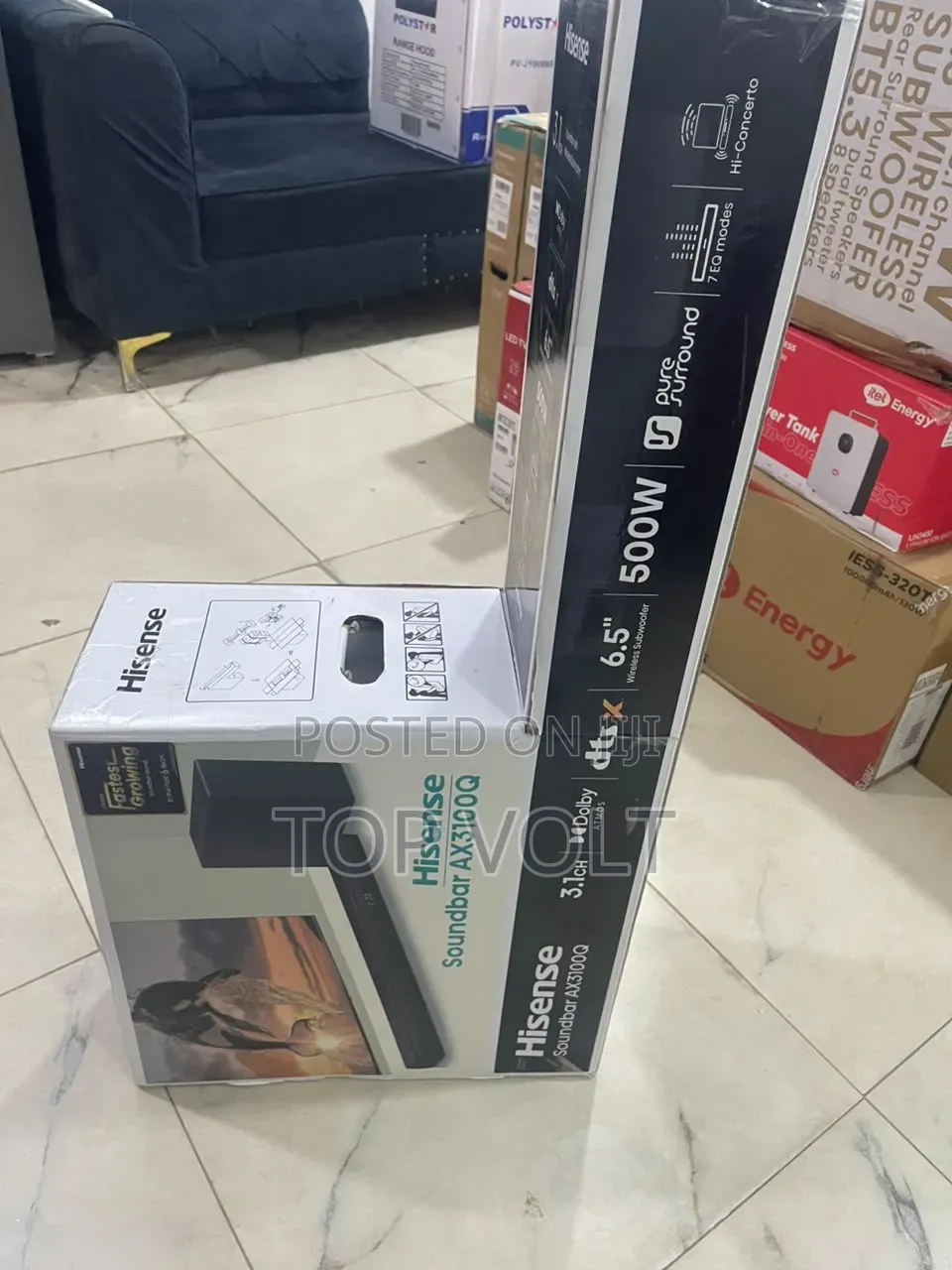 Hisense 500W Soundbar With Powerful Bass