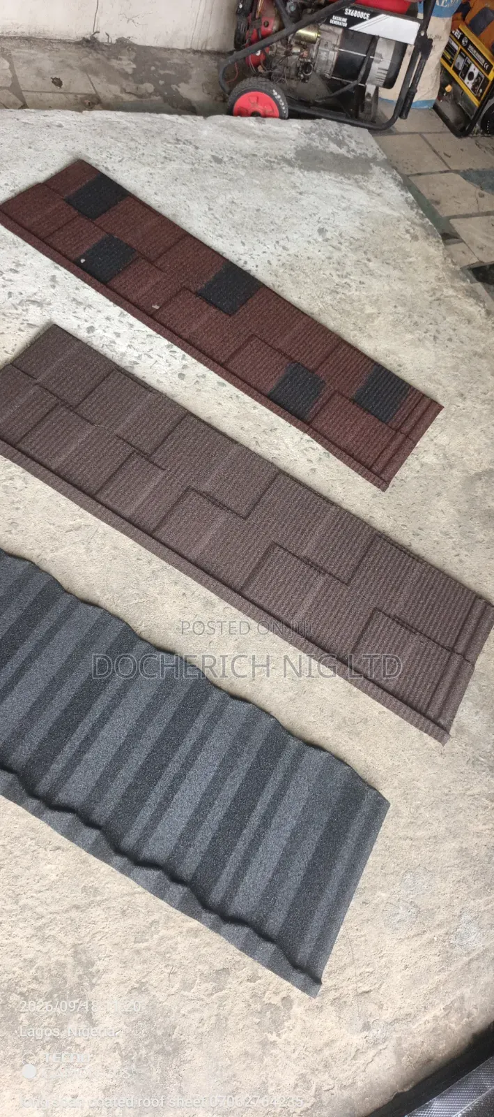 Various Designs and Type of Stone Coated Roofing Sheets