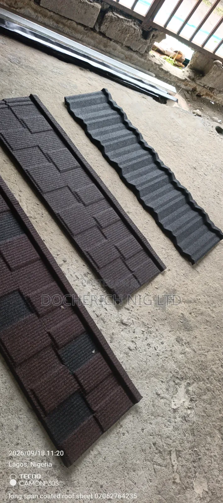 Various Designs and Type of Stone Coated Roofing Sheets