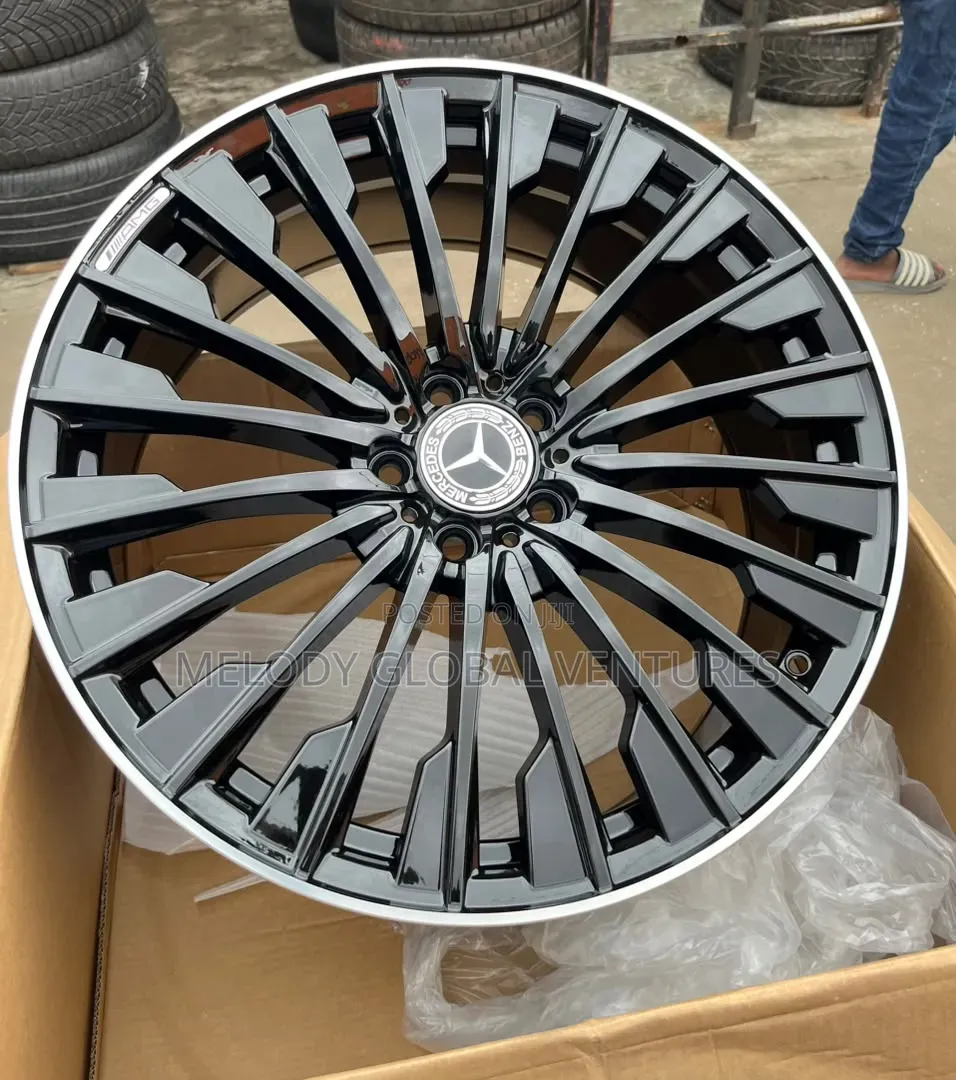 22/21/20 Rims for Mercedes-Benz AMG Pure Black Wheels