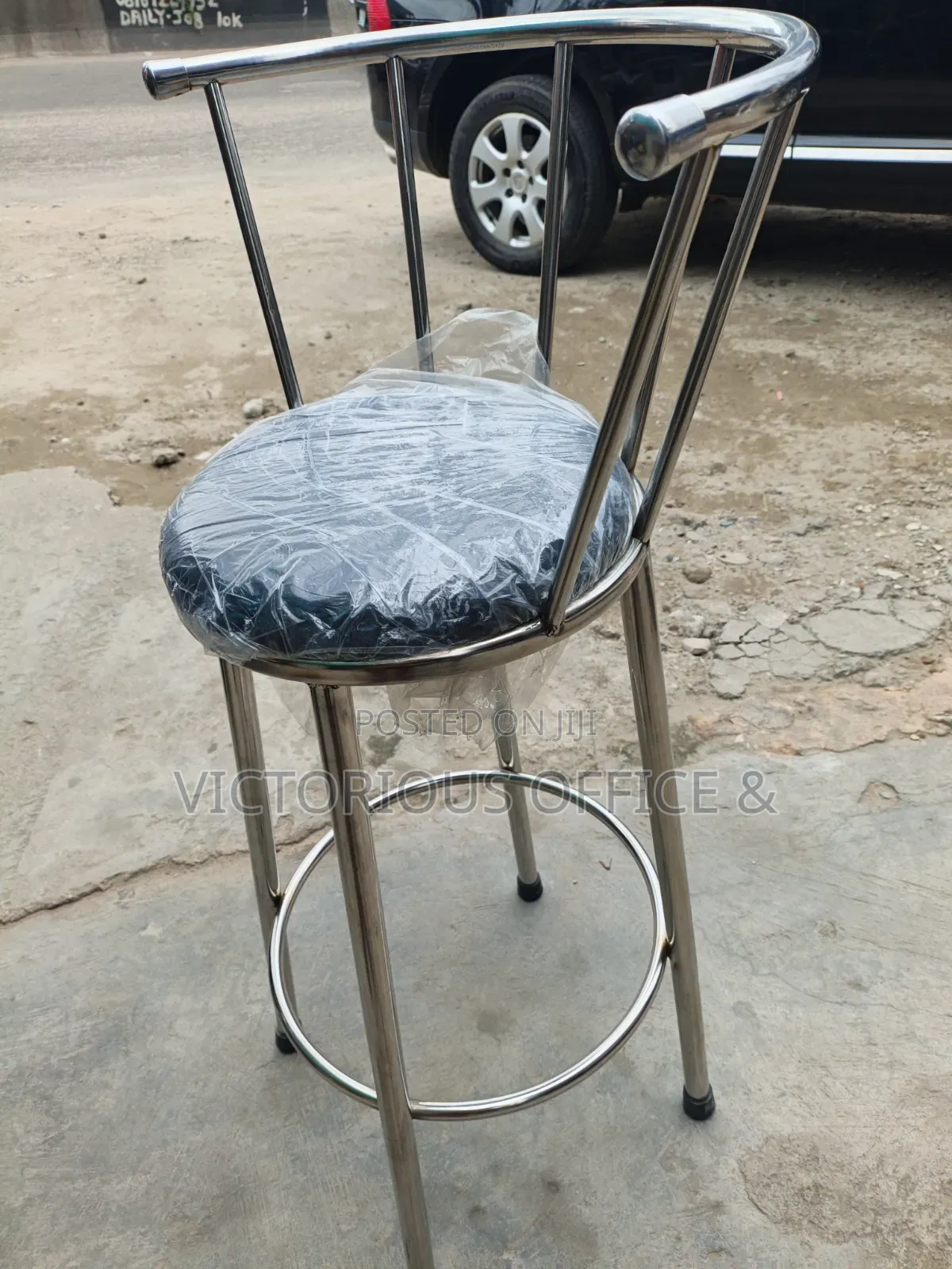 High Stainless Bar Stool