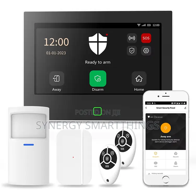 Tuya GSM Smart Home Burglar Security Wireless Alarm System 7inch Touch