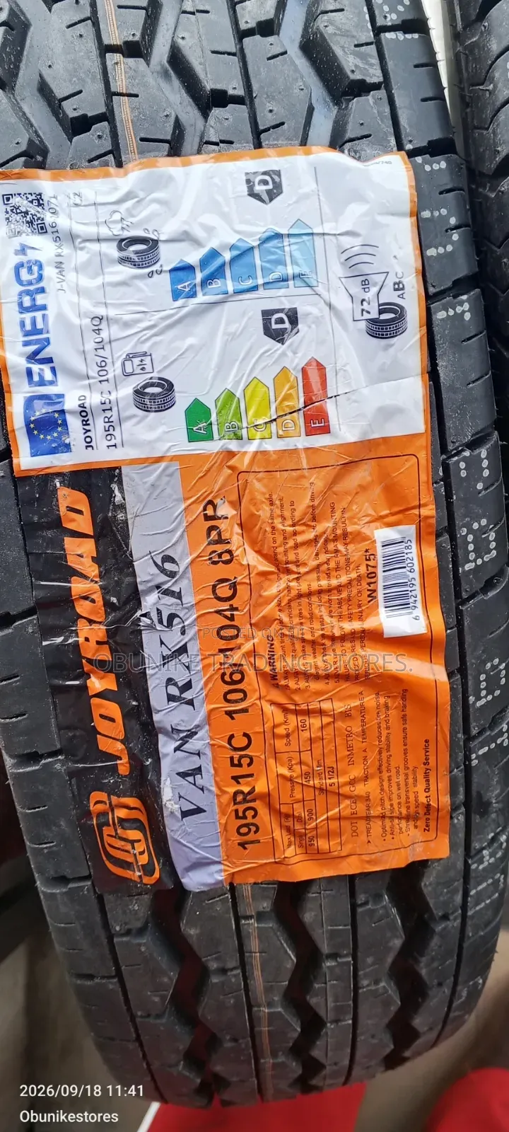 195R15C Joyroad Tyre