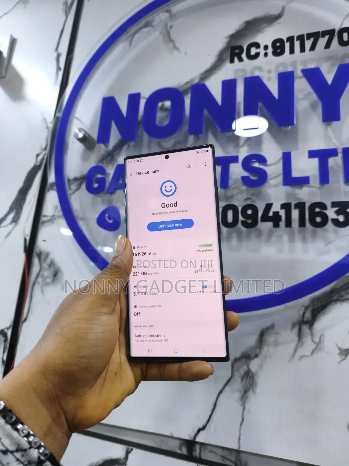 Samsung Galaxy Note 20 Ultra 5G 256 GB Black