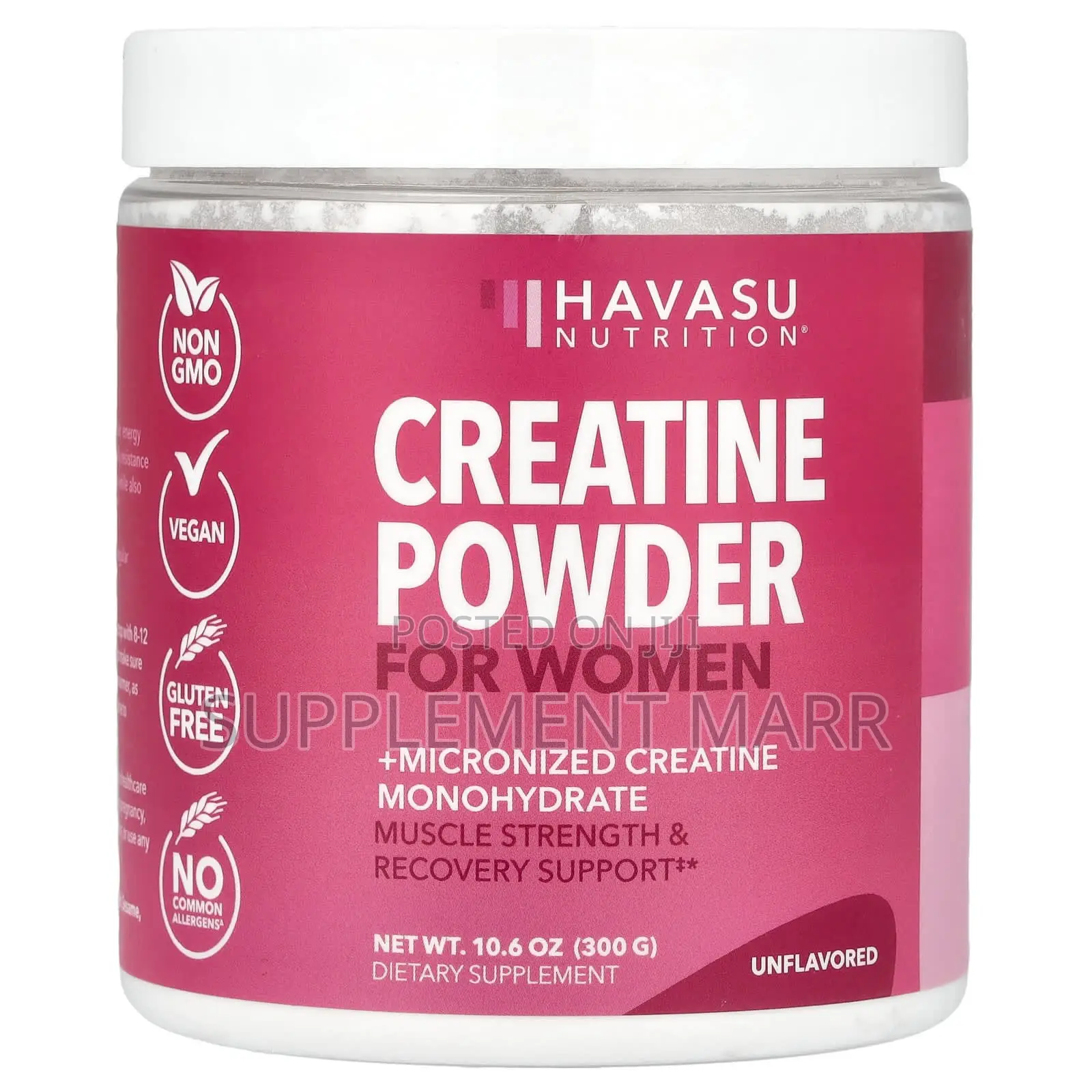 Micronized Creatine Powder for Women – Strength Recovery - 300g