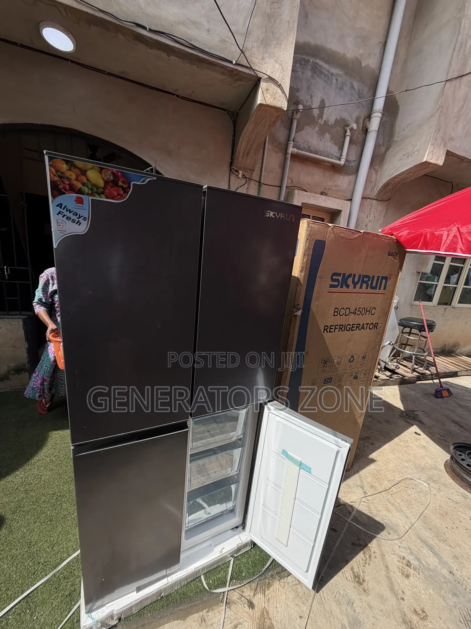 Skyrun BCD-450HC 450L Side-by-Side Refrigerator for Families