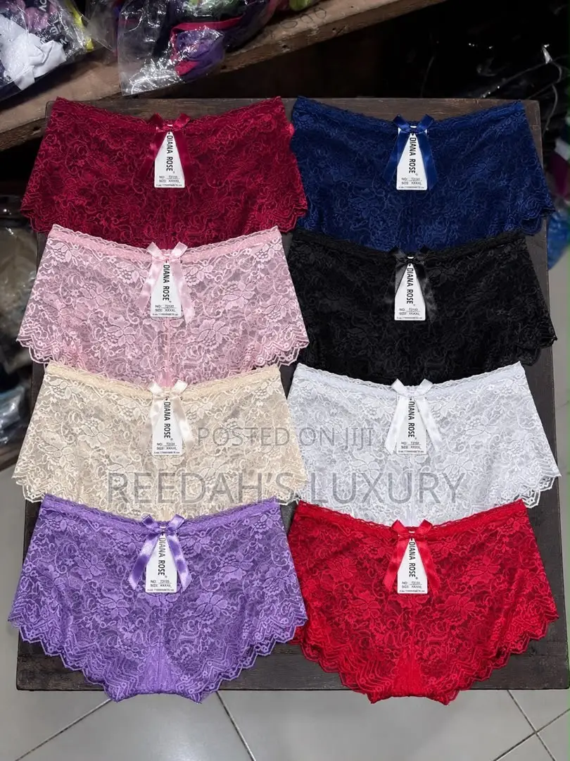 3 PCS Women’s Rhinestone Net Panties