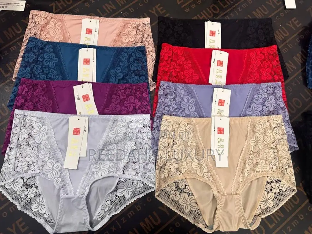 3 PCS Women’s Rhinestone Net Panties