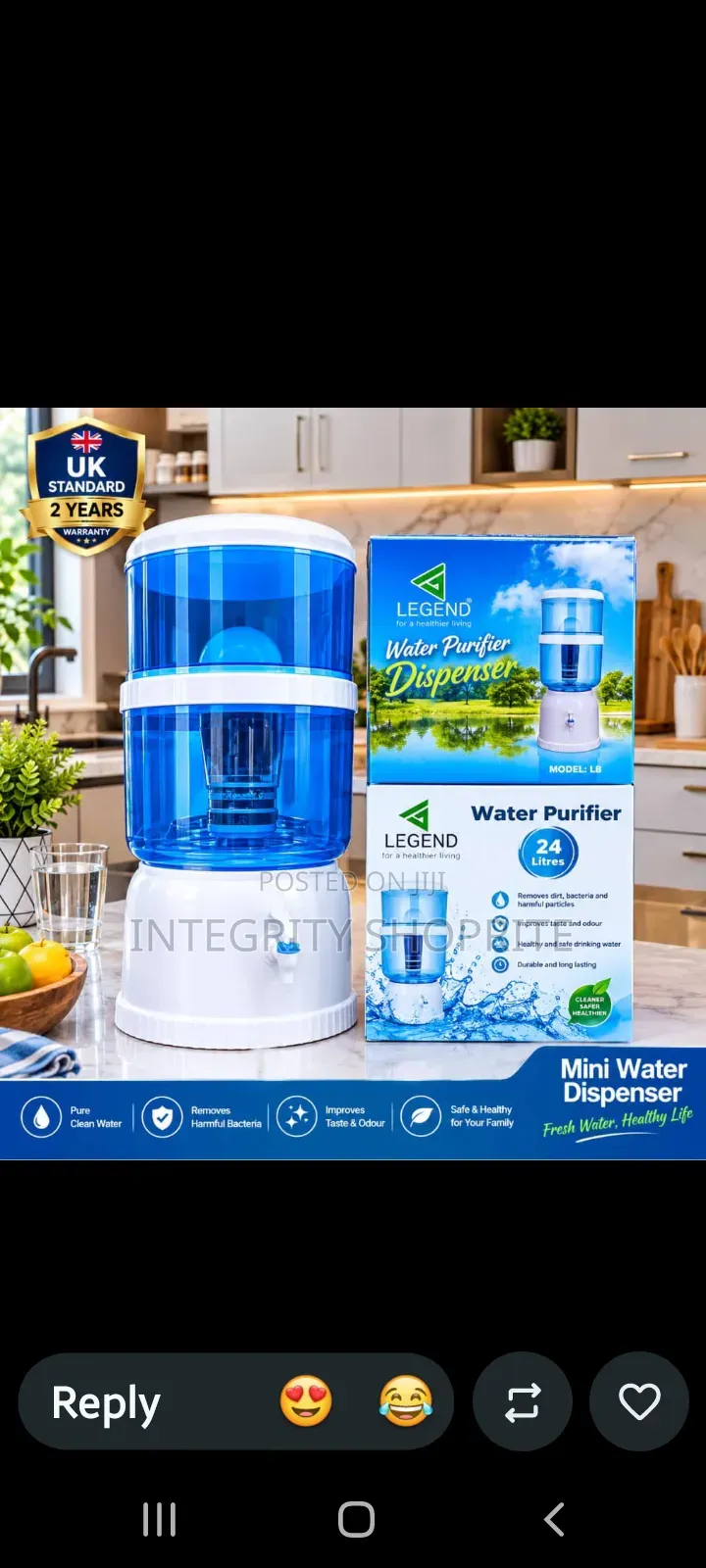 Water Dispenser Stand With Faucet