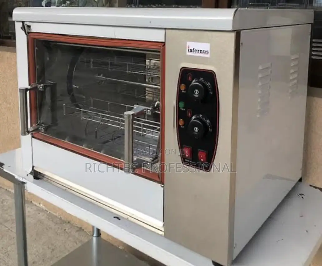 Commercial Dual Fuel (Gas Electric) Chicken Rotisserie Oven