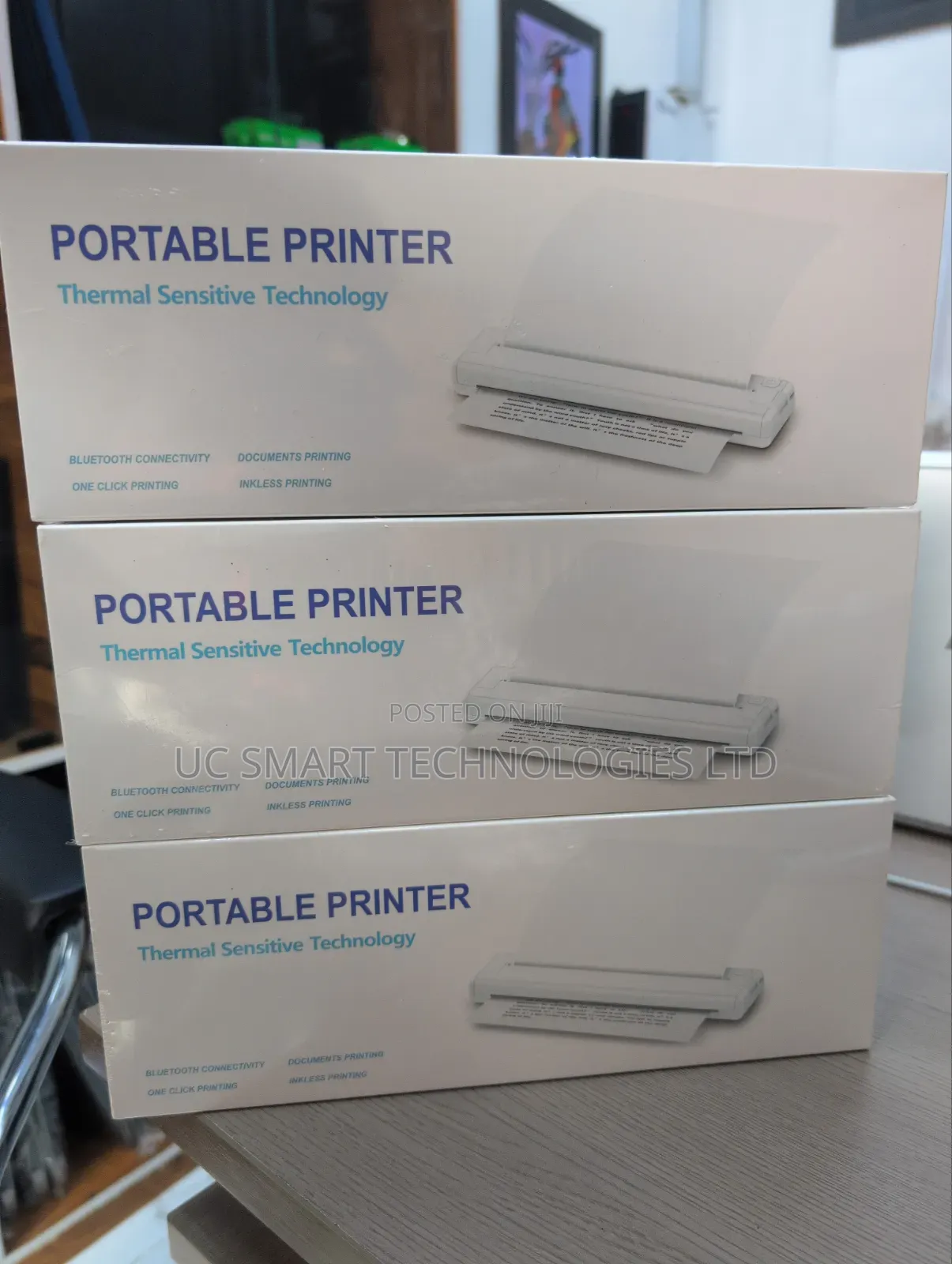 Rechargeable Portable Wireless Inkless A4 Printer
