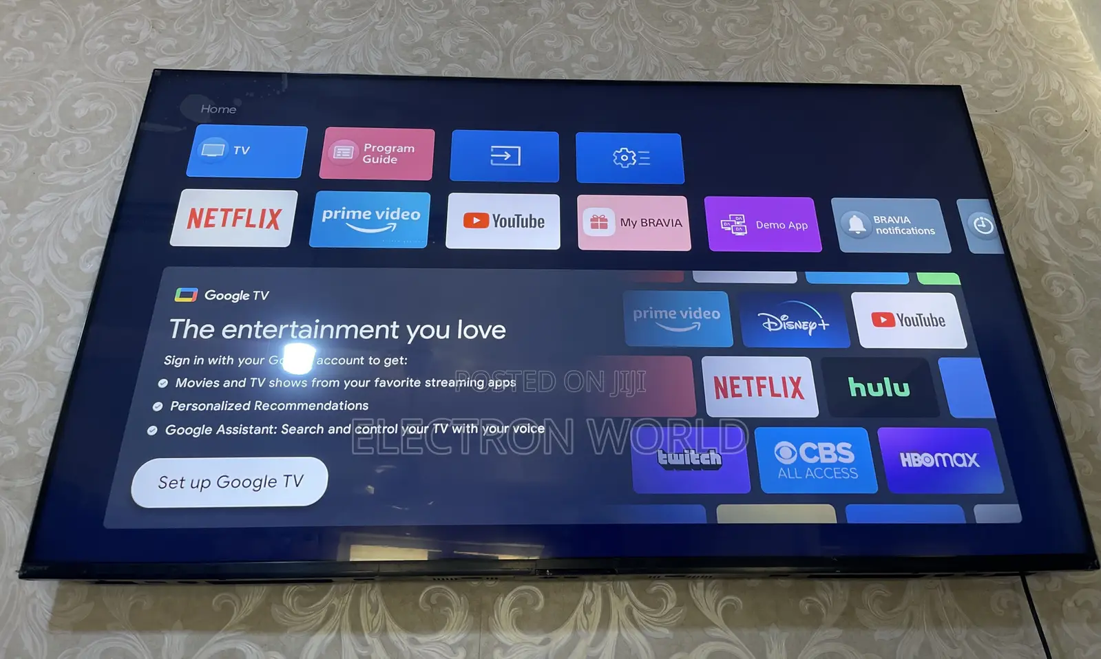 Made in Europe 55inch Premium Sony4k HDR Smart TV