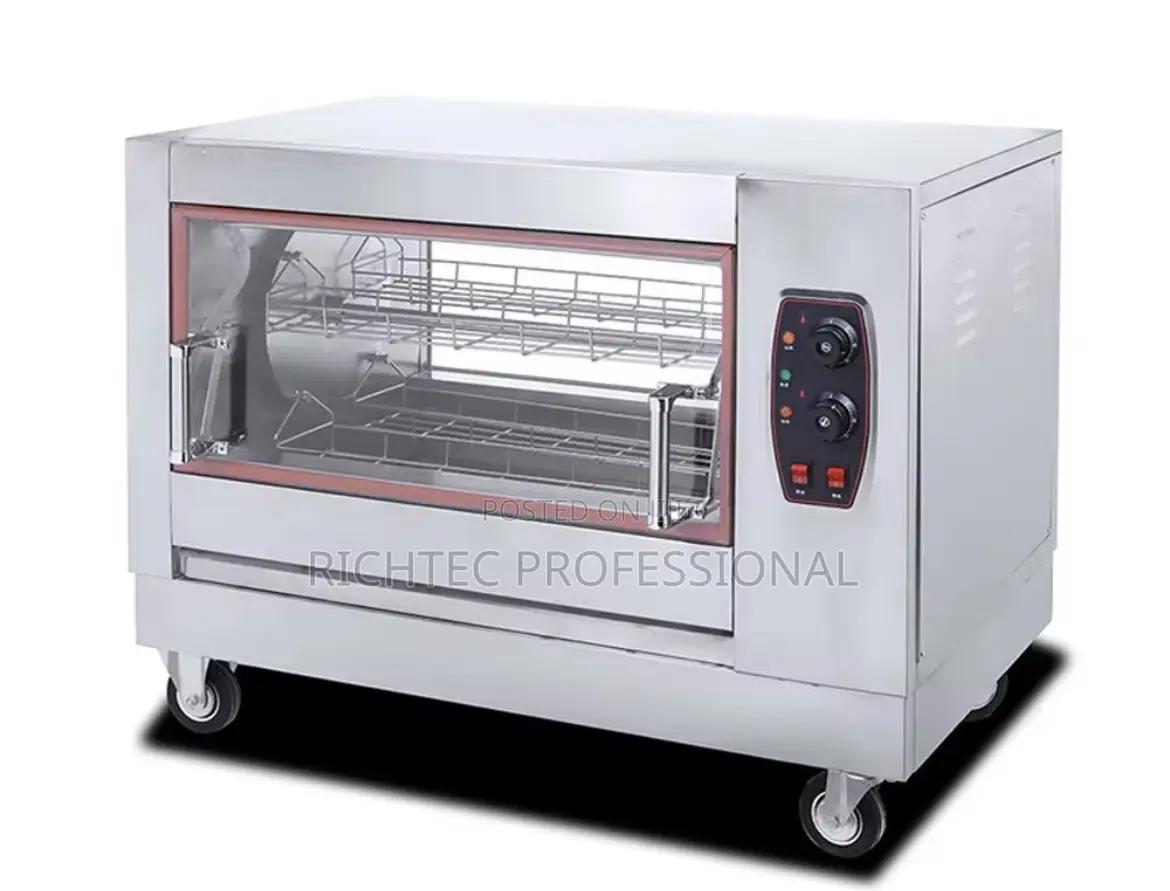 Commercial Dual Fuel (Gas Electric) Chicken Rotisserie Oven