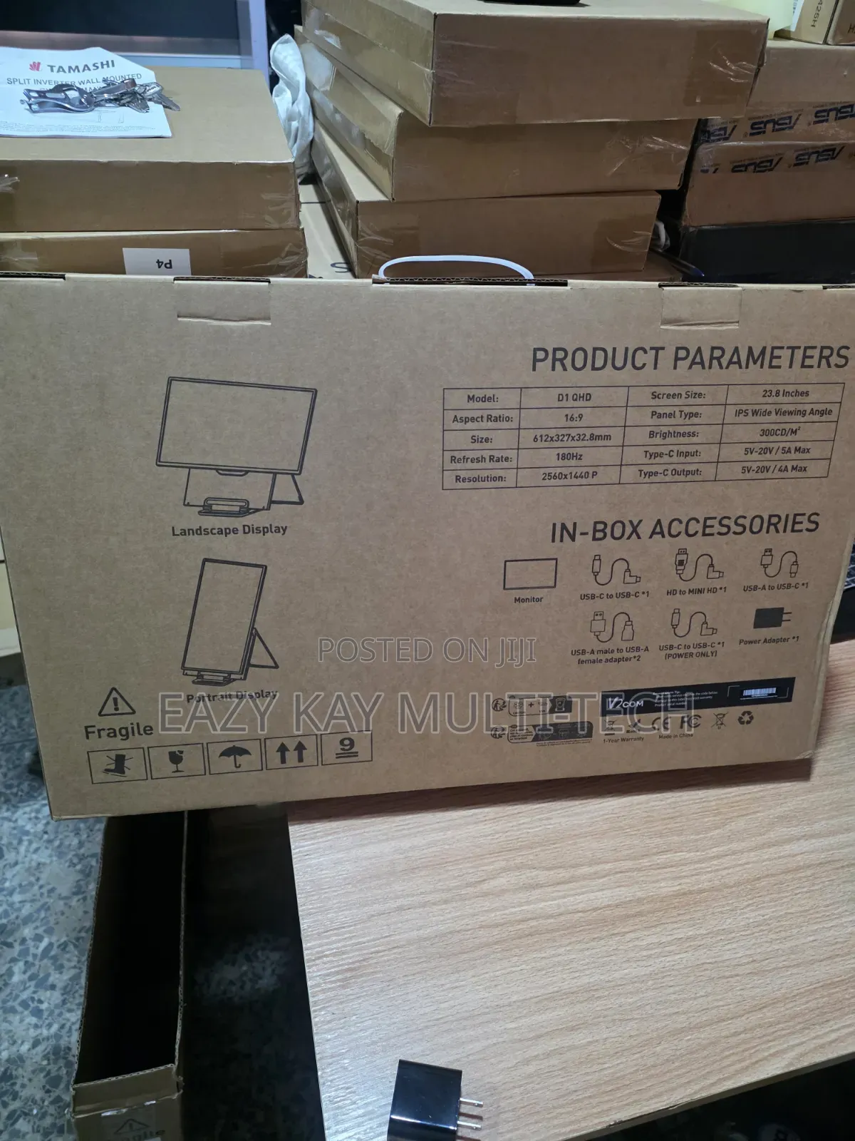 Ultra Slim 24-Inch QHD Portable Gaming Monitor