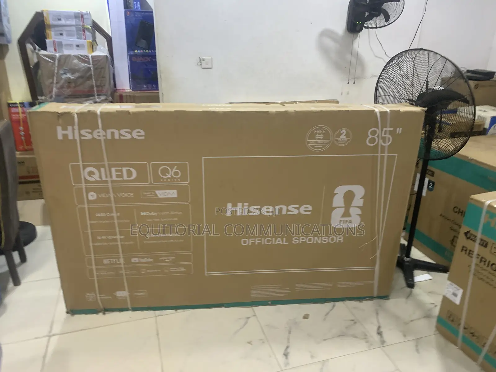 Hisense 85-Inch QLED Smart TV – Stunning Display
