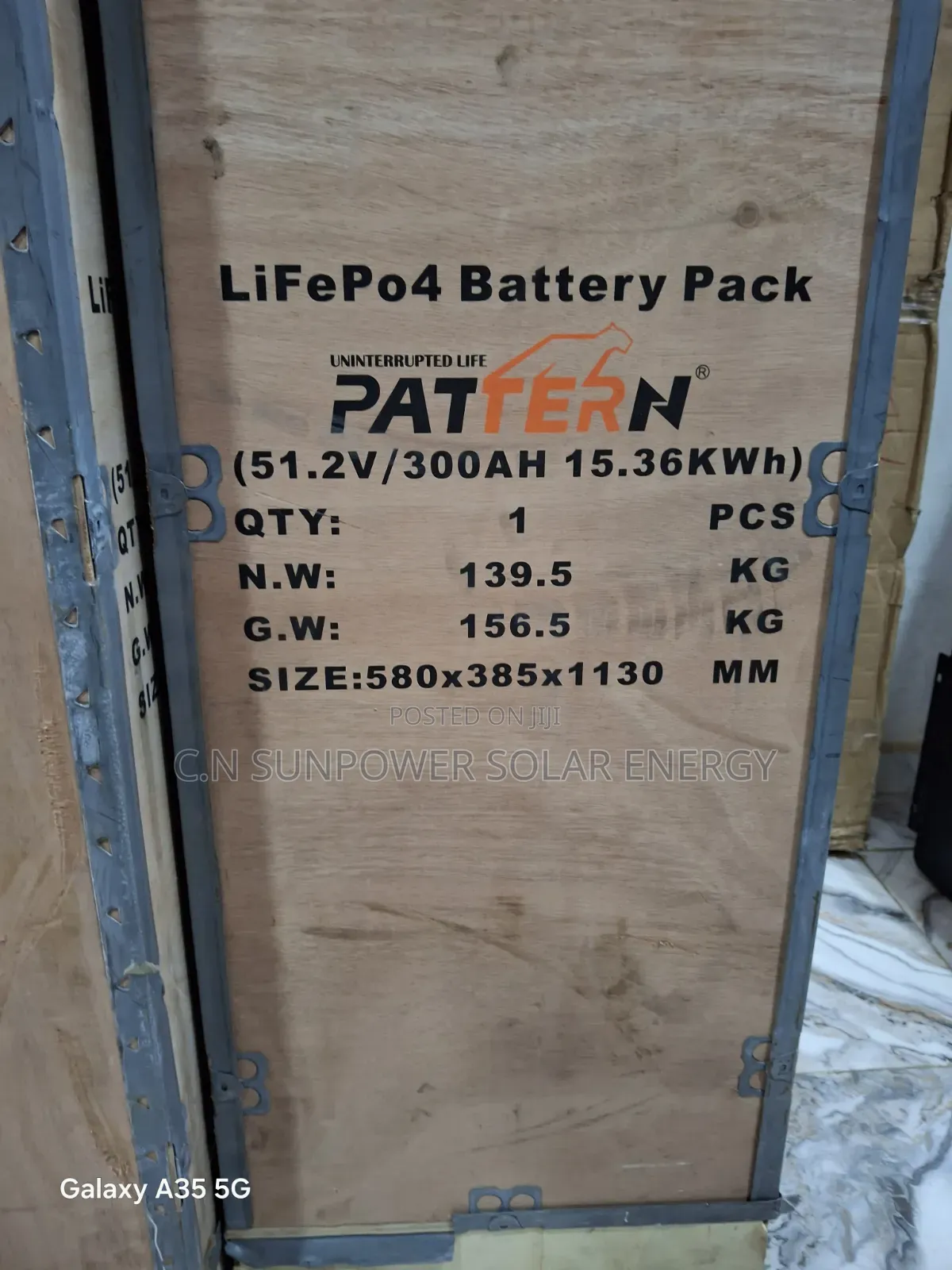 15kwh/48v Patern Lithium-Iron Phosphate Energy Storage Battery System