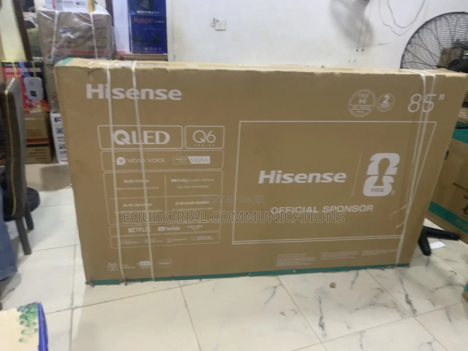 Hisense 85-Inch QLED TV – Smart Home Entertainment