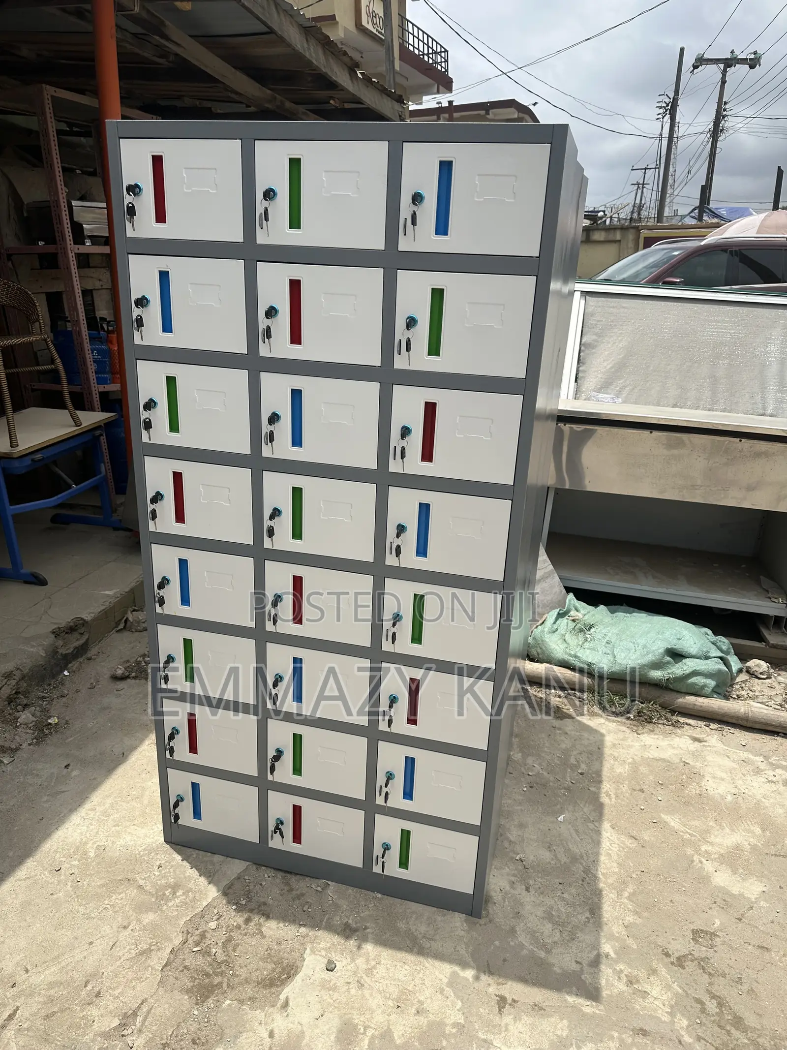 3ft by 6ft 24 Door Locker Cabinet