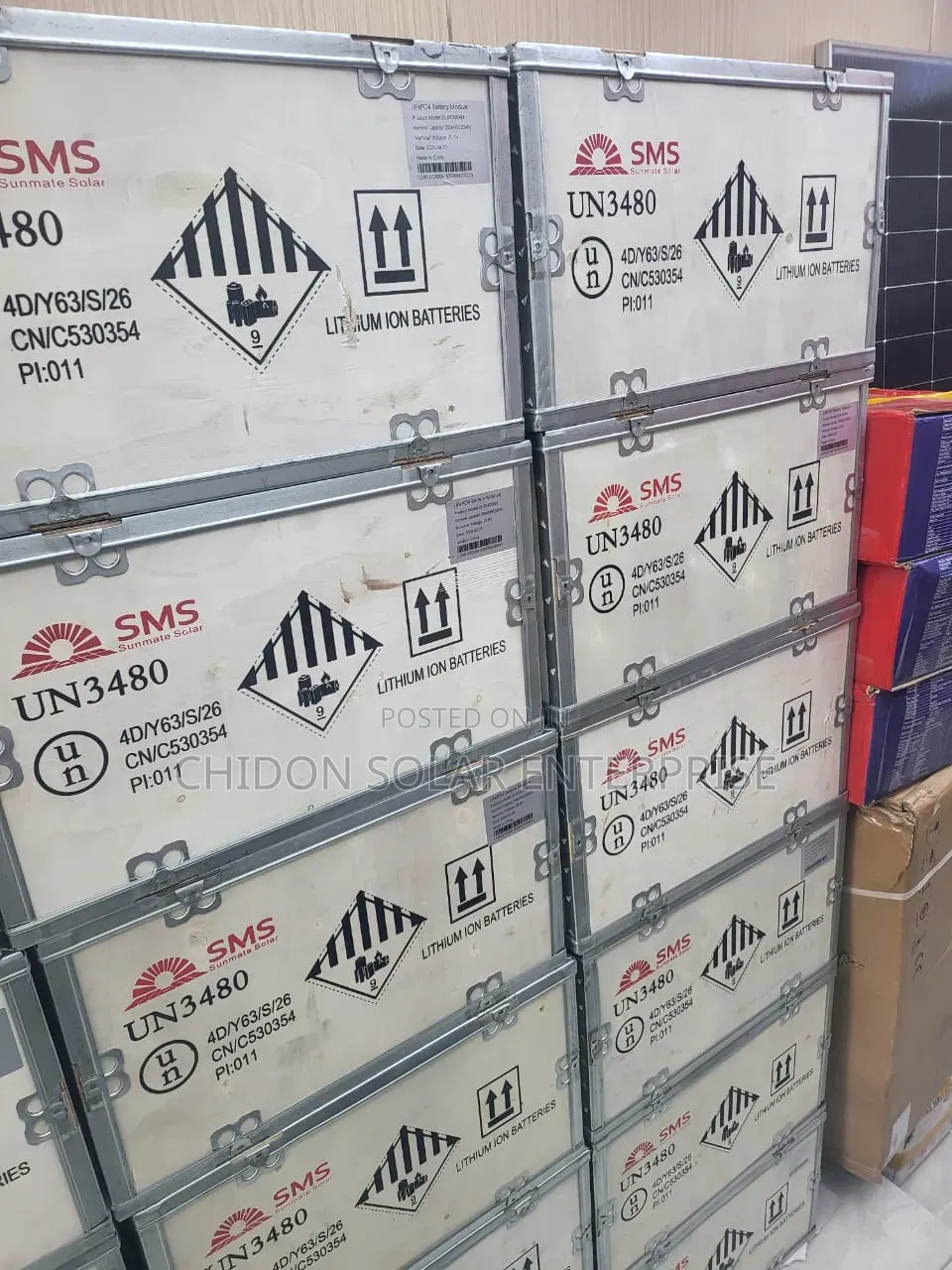 5kwh 48v SMS Lithium Ion Battery