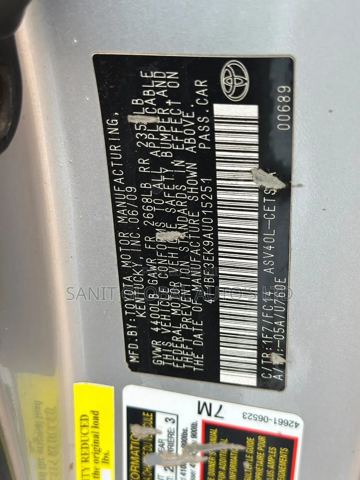 Toyota Camry SE 4dr Sedan (2.5L 4cyl 6AM) 2010 Silver