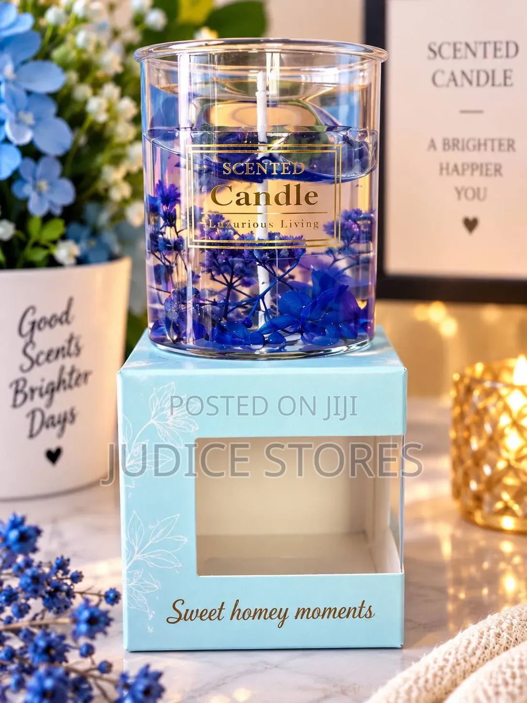 Luxury Scented Floral Candle