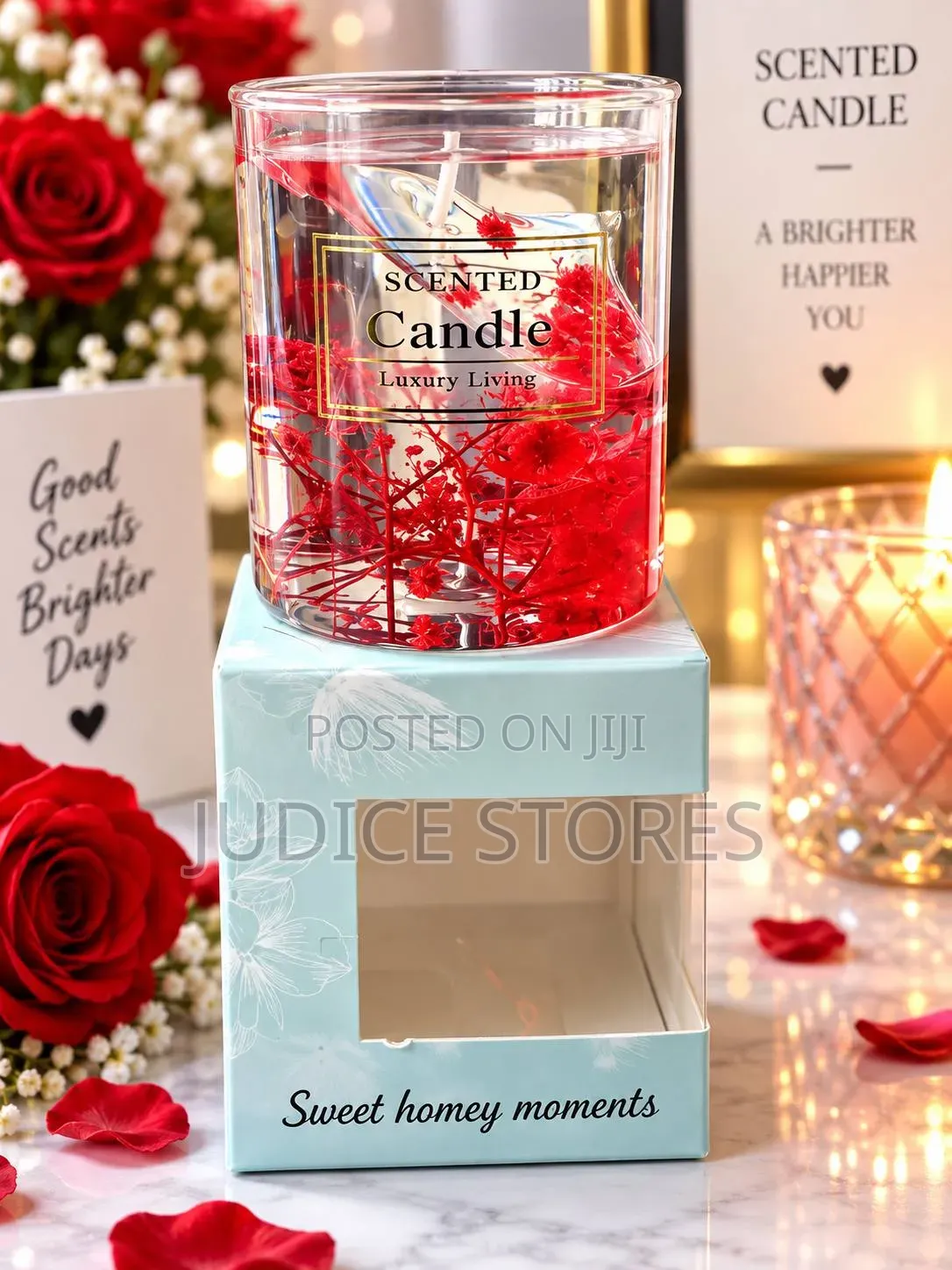 Luxury Scented Floral Candle
