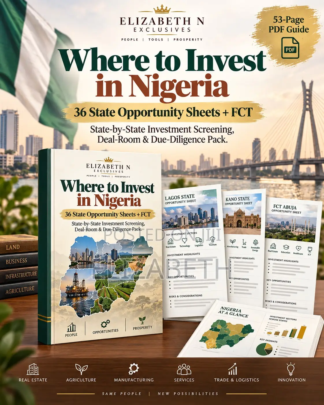 Where to Invest in Nigeria – 36 States + FCT Investment Guide PDF