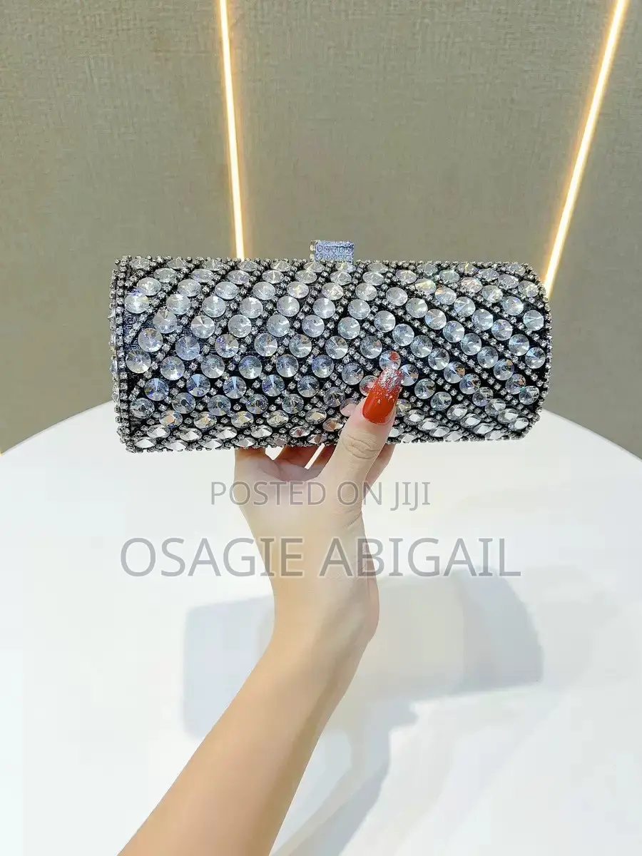 Stone Studded Clutch Purse