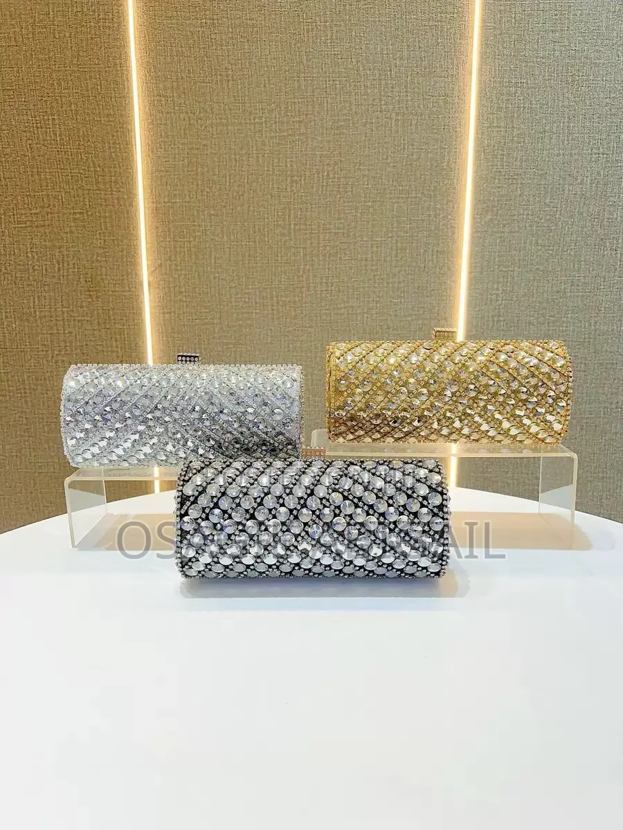 Stone Studded Clutch Purse