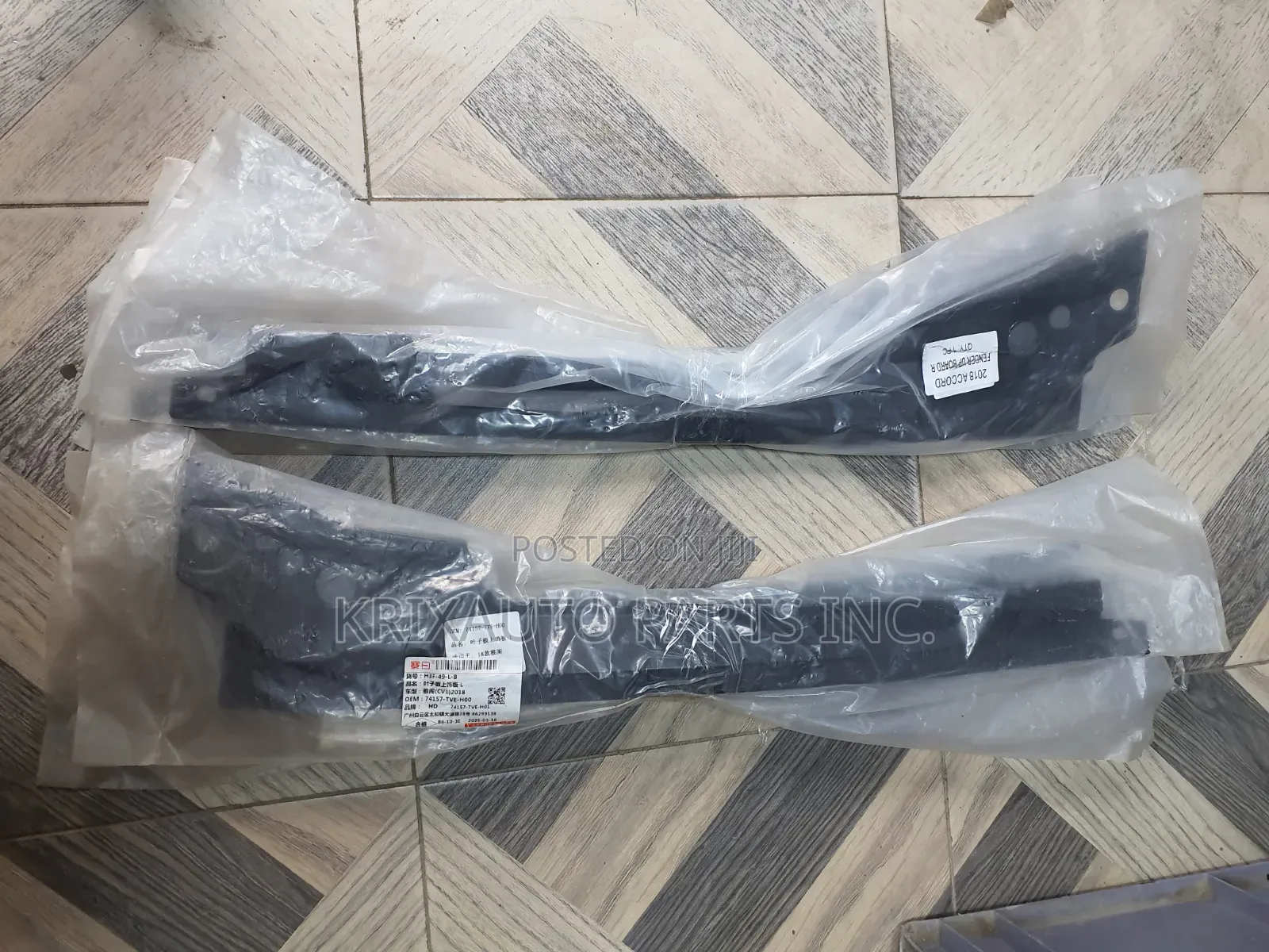 Radiator and Fender Board Accord 2018-2021