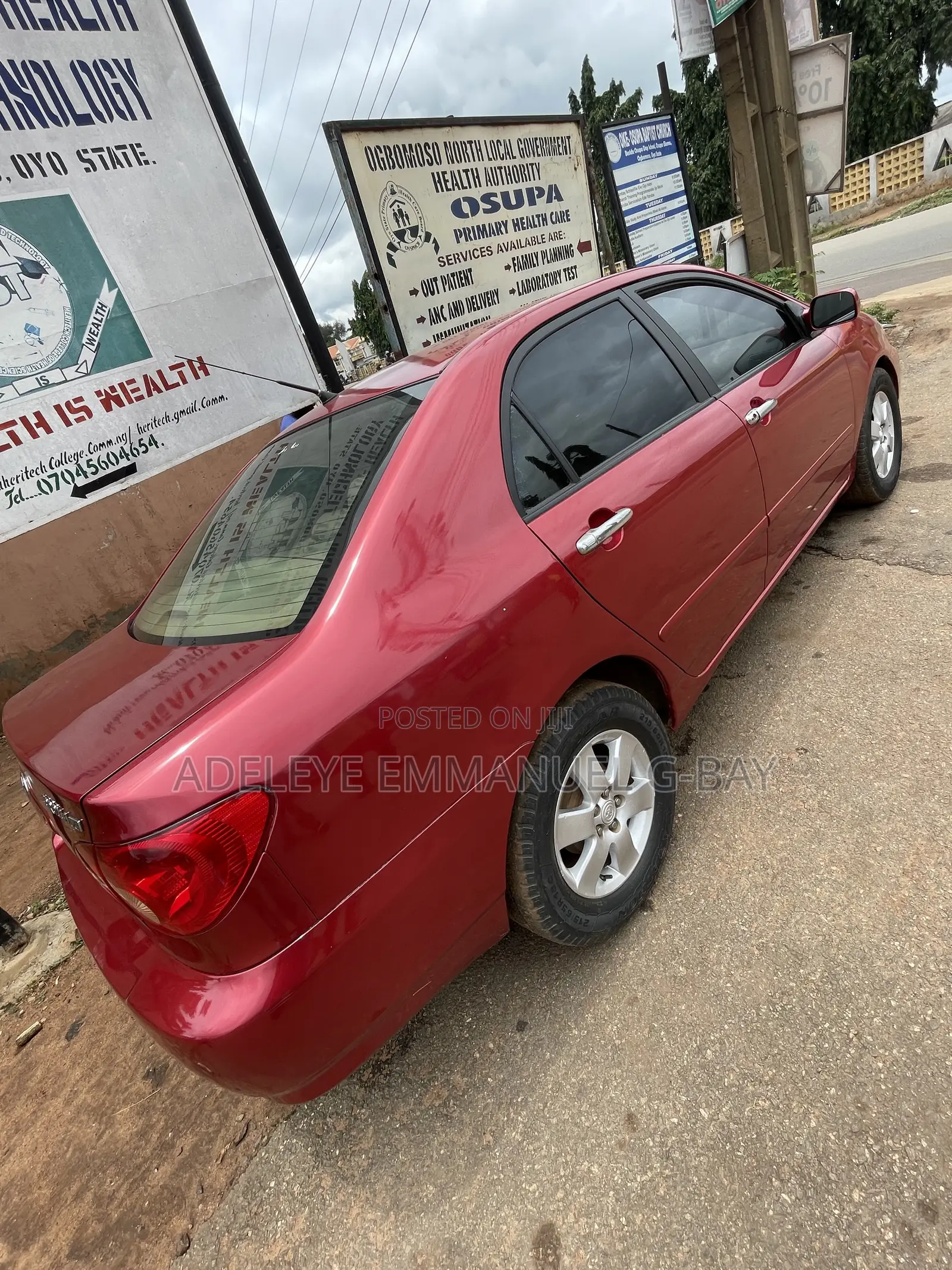 Toyota Corolla 2005 Burgundy