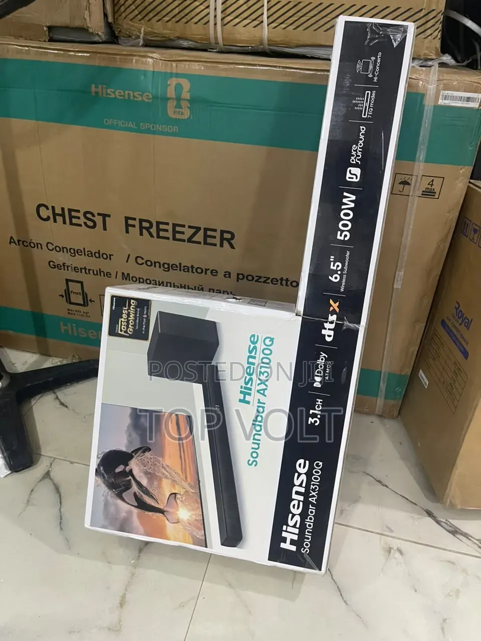 Hisense 500W Bass Soundbar for Home Entertainment