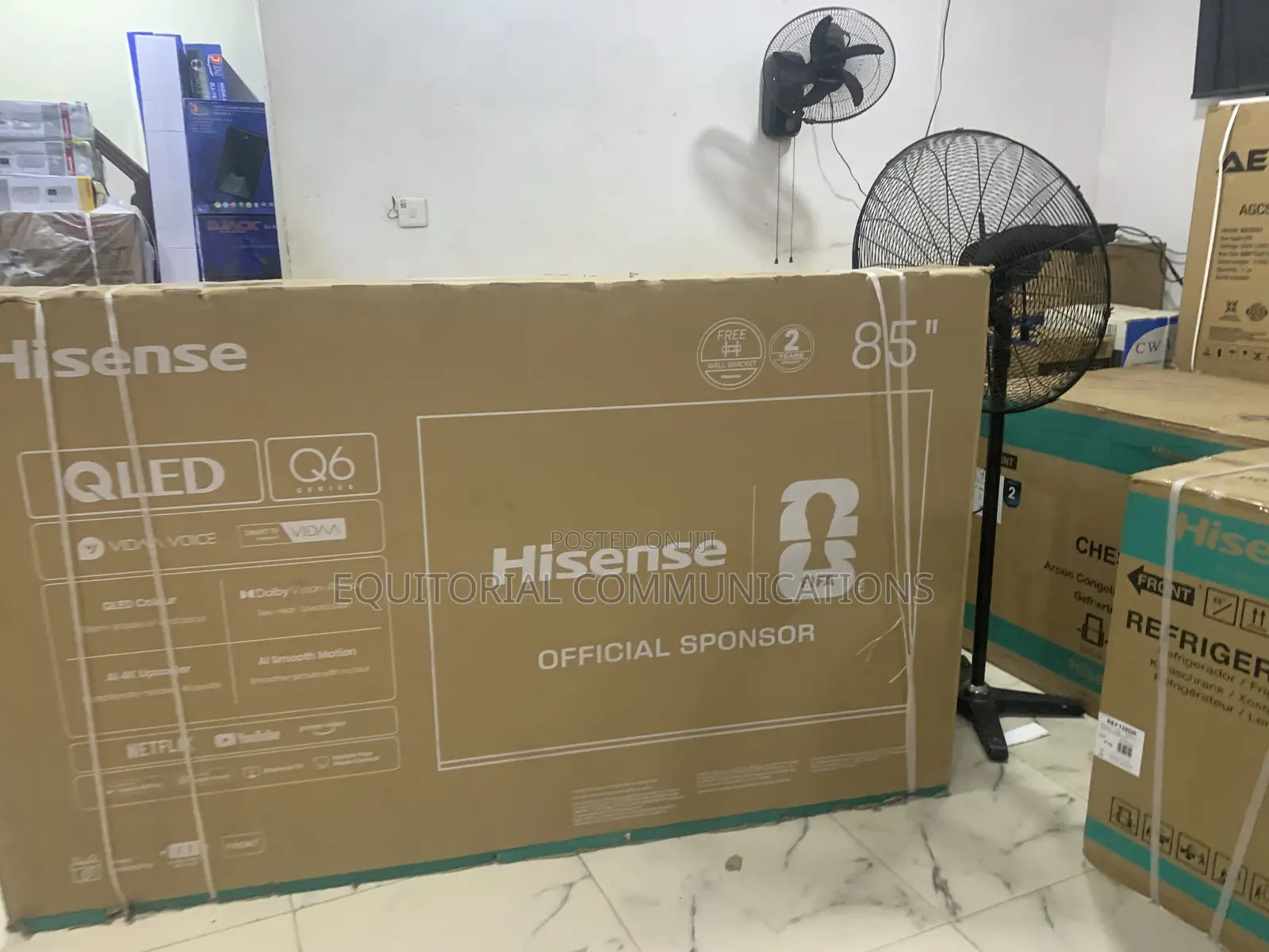 Hisense 85Q6Q QLED TV –85 INCH Immersive Big-Screen Viewing