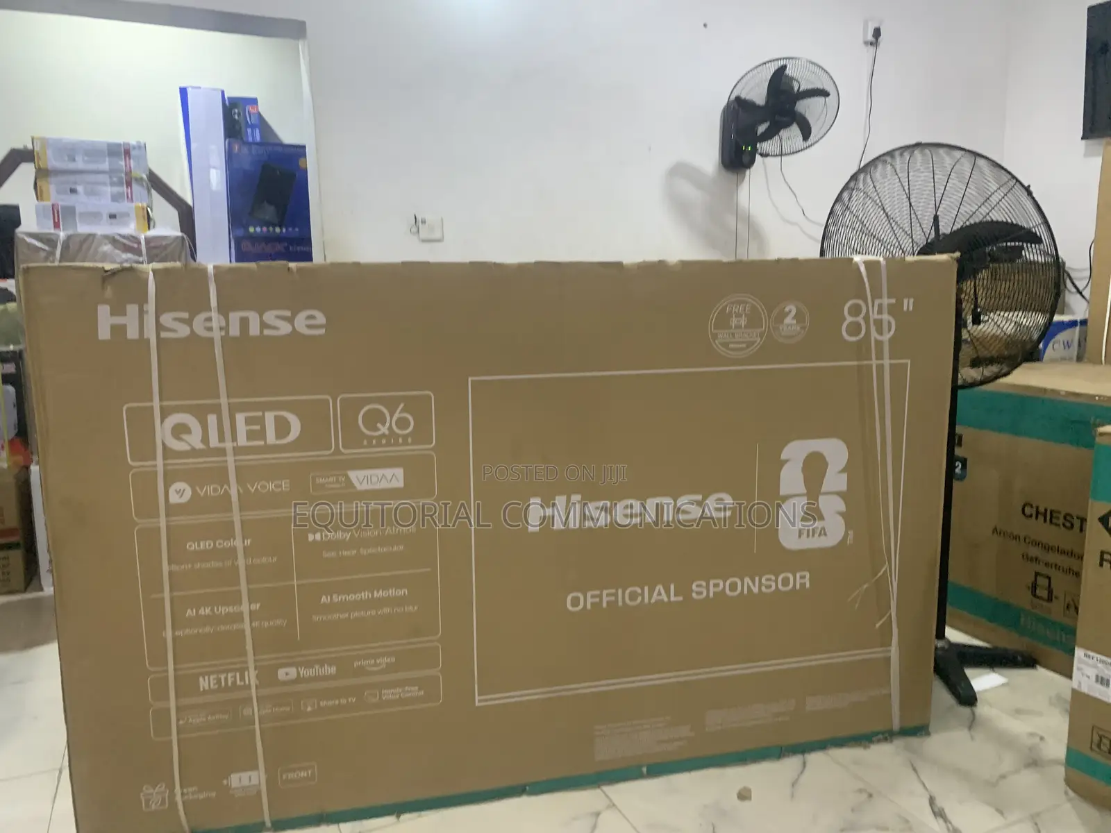 Hisense 85Q6Q QLED TV –85 INCH Immersive Big-Screen Viewing