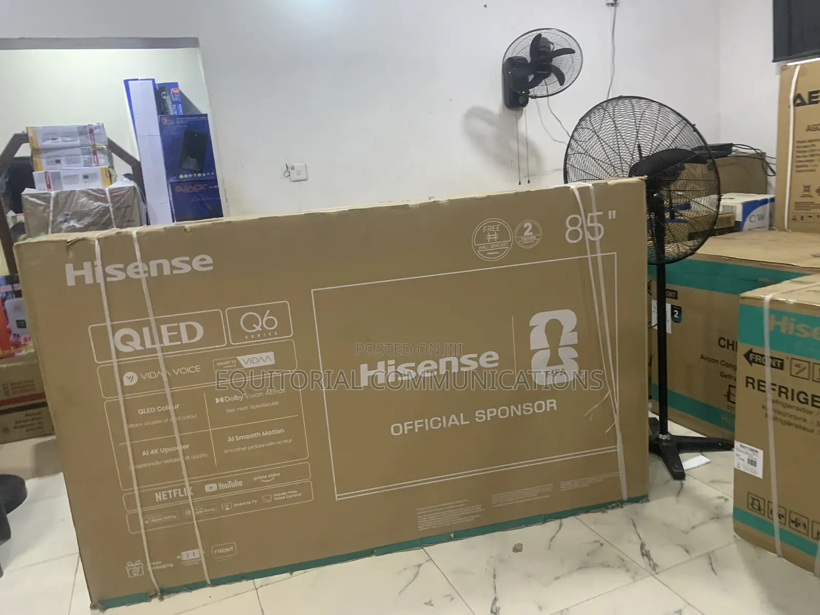Hisense 85-Inch QLED Smart TV – Brilliant Visuals