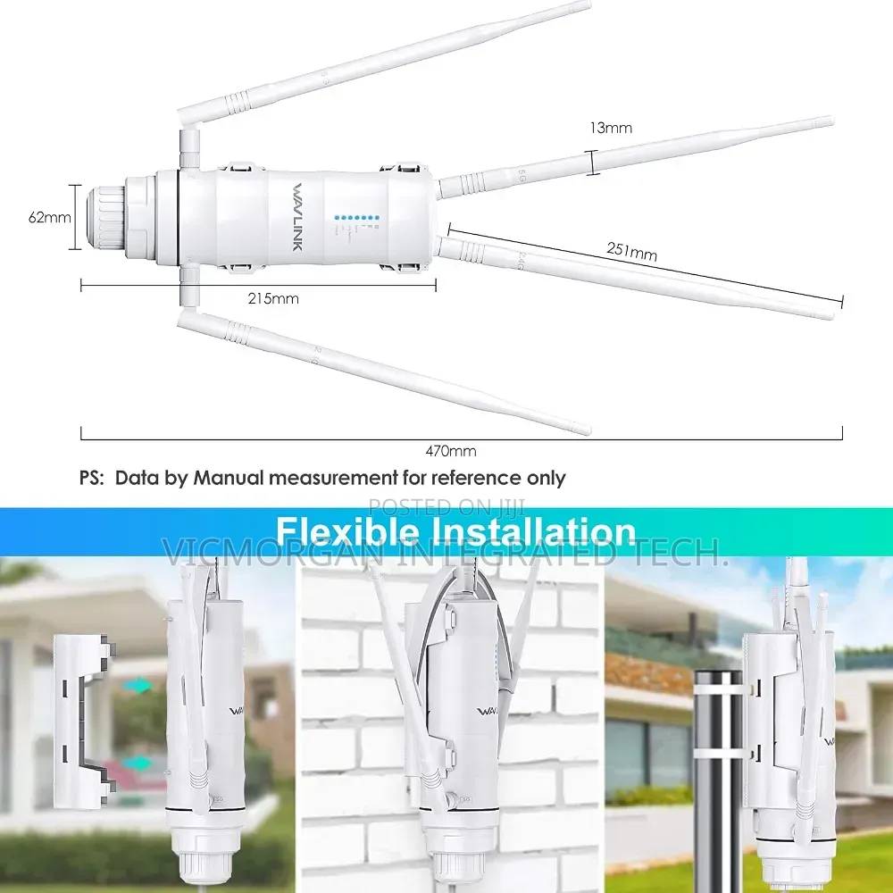 WAVLINK AC1200 Outdoor WiFi Access Point, Outdoor WiFi Extender